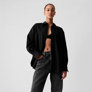 GAP - Organic Cotton Poplin Big Shirt